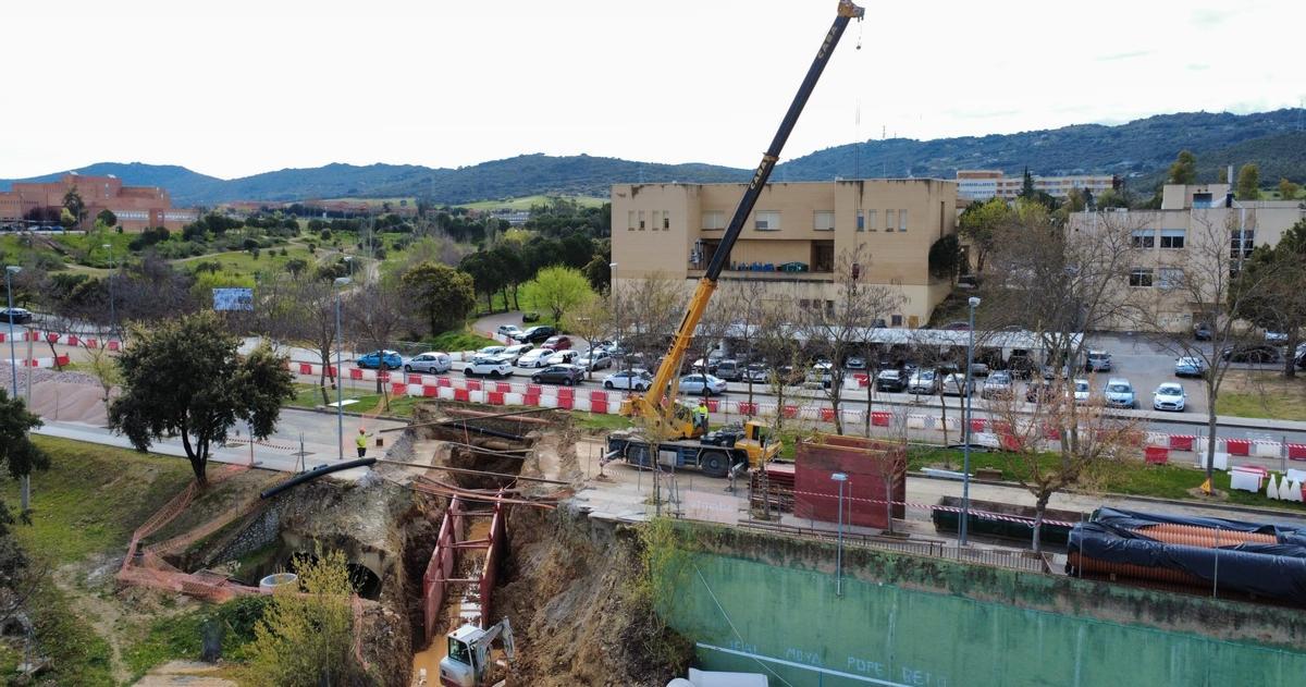 Obras del Colector Universidad.