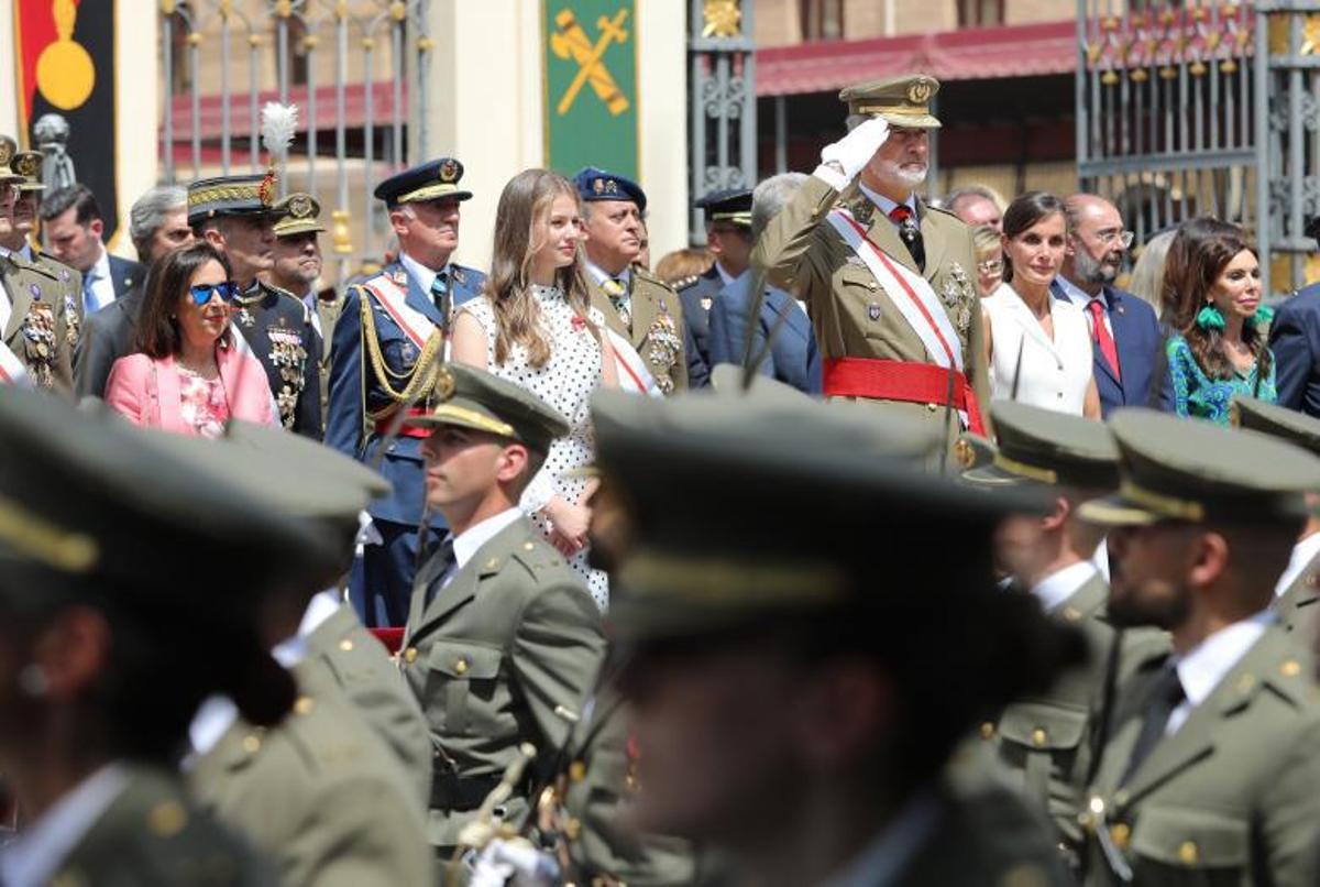 Leonor, en la Academia General Militar de Zaragoza. | ÁNGEL DE CASTRO