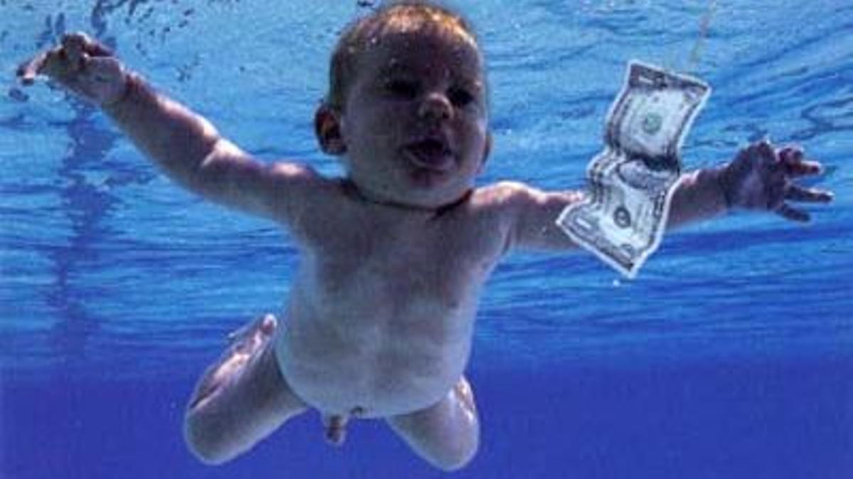 portada disco  de Nirvana 'Nevermind'