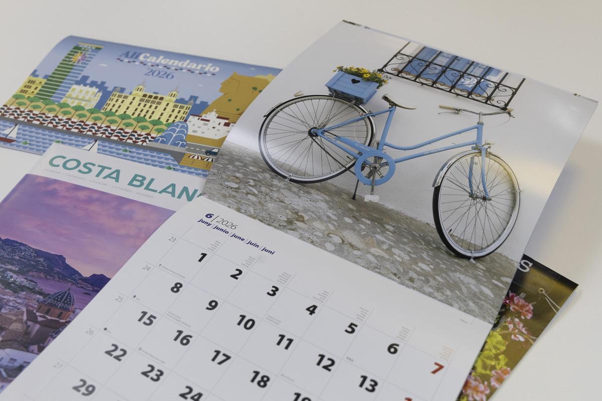 Una de las imágenes de calendario Costa Blanca 2026