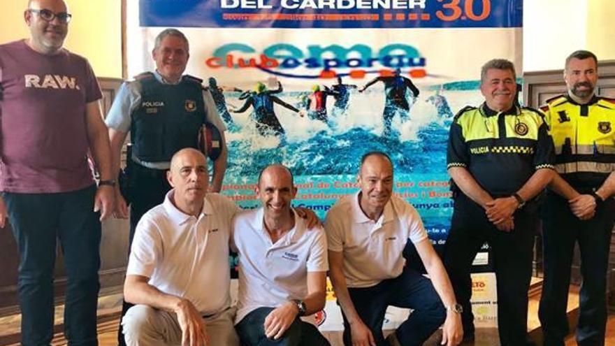 Imatge de la presentació del tercer Triatló del Cardener