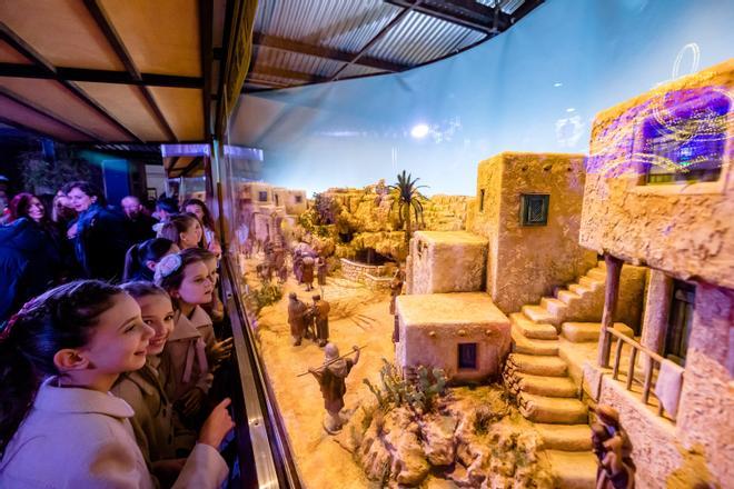 Inauguración del Belén de la Montañeta, el pasado año.