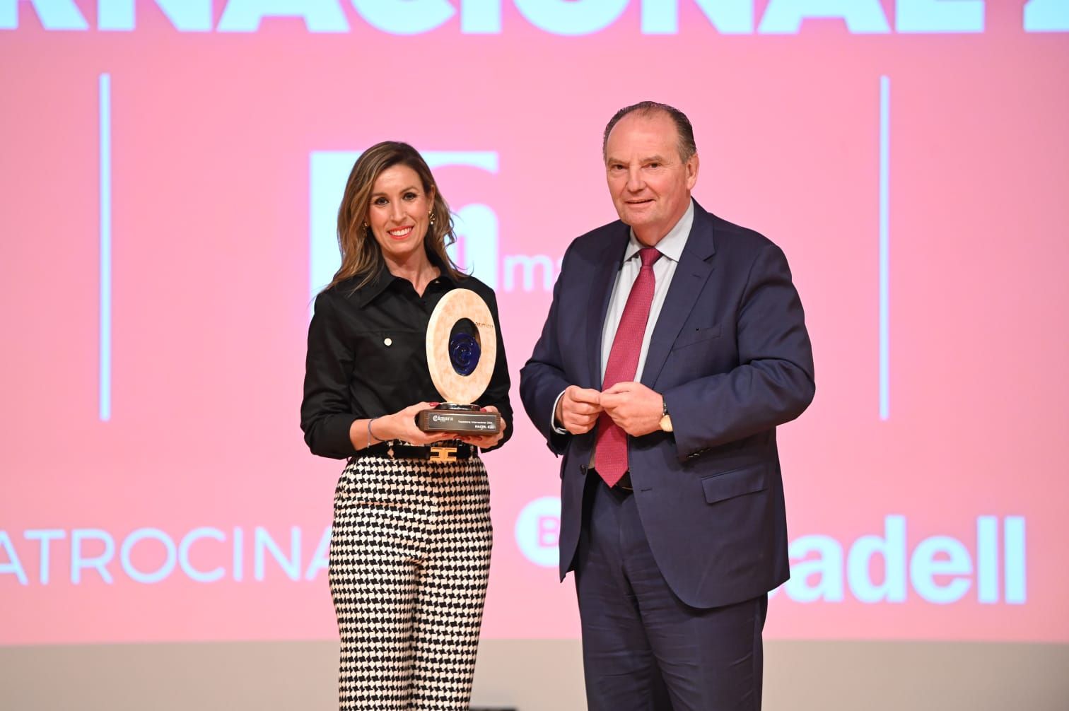 Entrega de premios en el acto de la Cámara de Comercio de Castellón