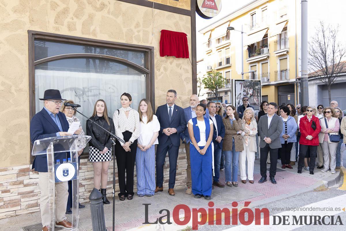 Caravaca dedica una calle a José Antonio Martínez Meca Caravaca dedica una calle a José Antonio Martínez Meca