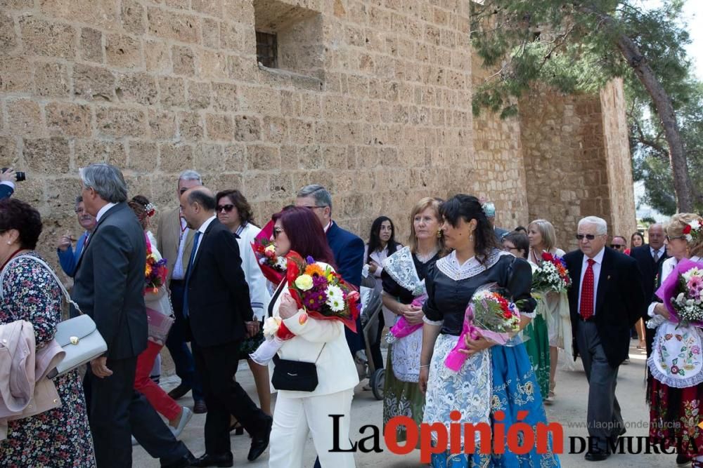 Ofrenda de flores en Caravaca