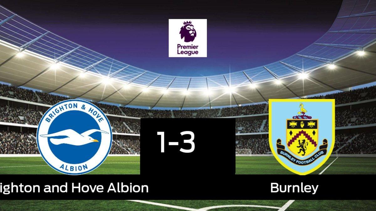 El Burnley se lleva tres puntos a casa después de vencer al Brighton and Hove Albion