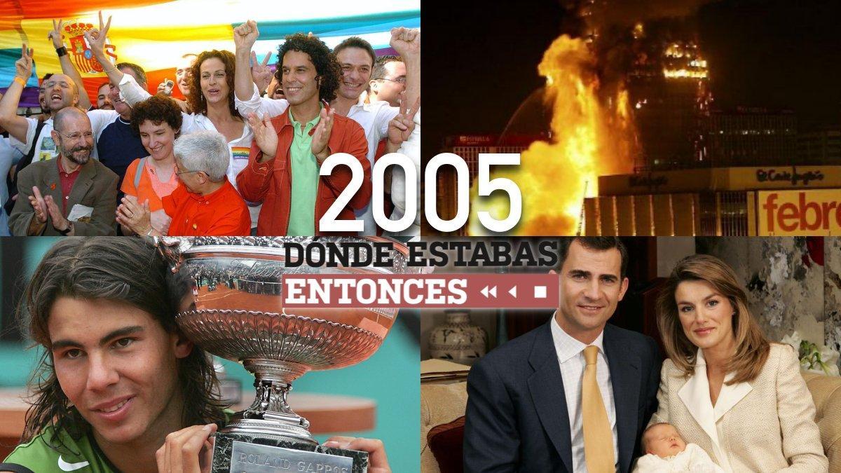 Algunos de los sucesos del año 2005 que ¿Dónde estabas entonces¿ repasará