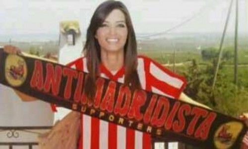 A pesar de ser la pareja de Casillas, Sara Carbonero es del Atlético "de toda la vida".