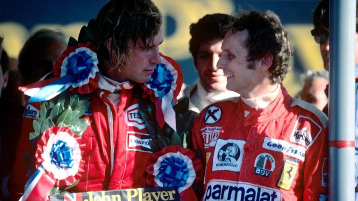 James Hunt y Niki Lauda, dos leyendas