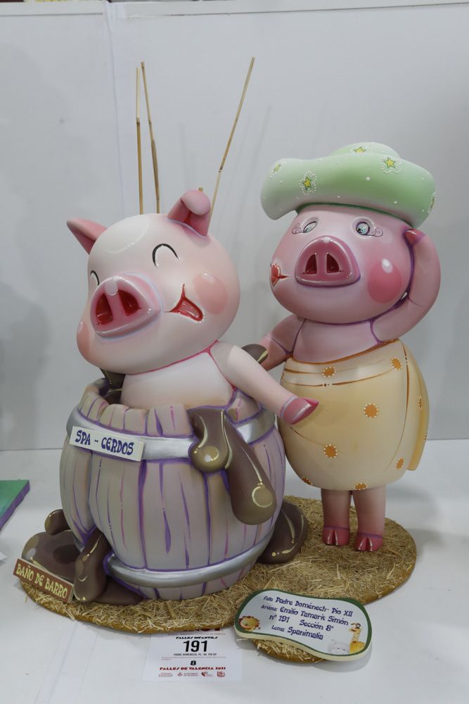 Fallas 2021: Ninots de las secciones Cuarta a Octava (infantiles).