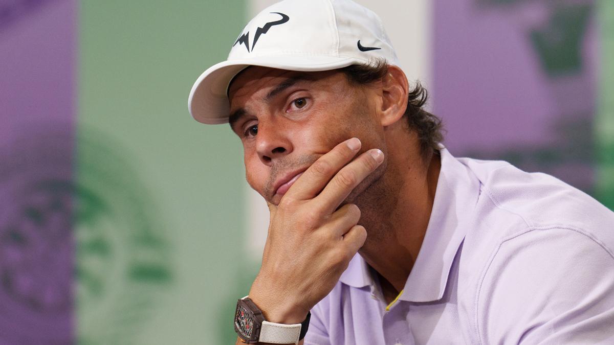 Rafa Nadal anuncia que se retira de Wimbledon: “No tiene sentido seguir, la lesión empeoraría”