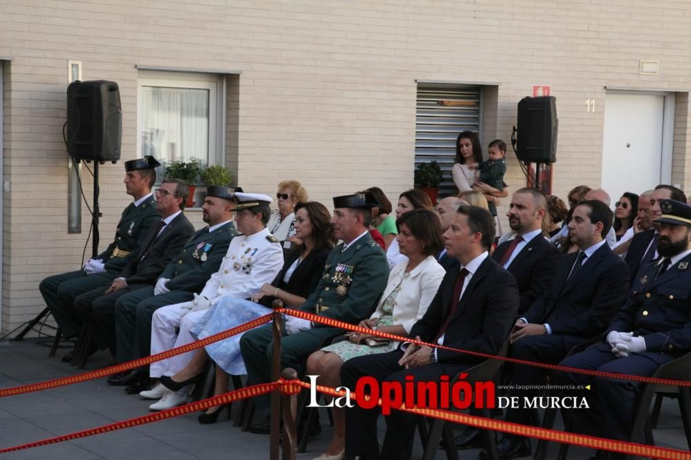 Izado de bandera en Lorca por la Hispanidad