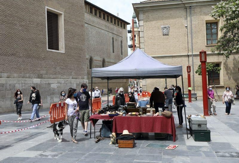 Reapertura de los rastrillos de antigüedades de la plaza de San Francisco y plaza de San Bruno