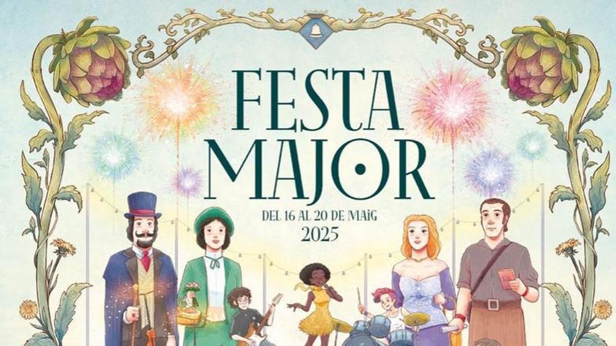 Cartel de la Fiesta Mayor de Sant Boi 2025.