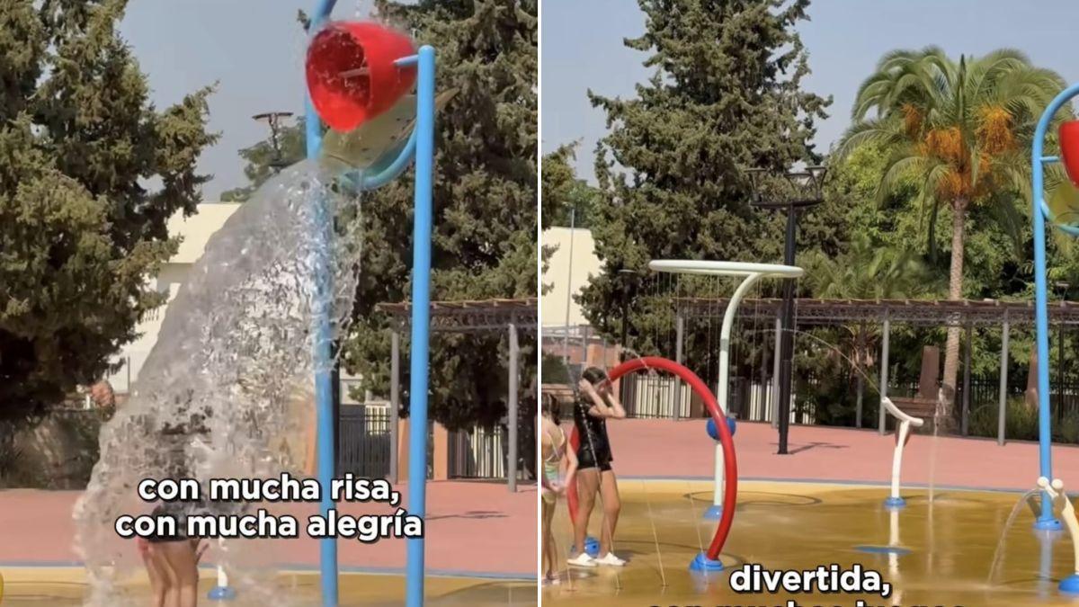 Bormujo abre su Parque del Agua del Parque de los Álamos.