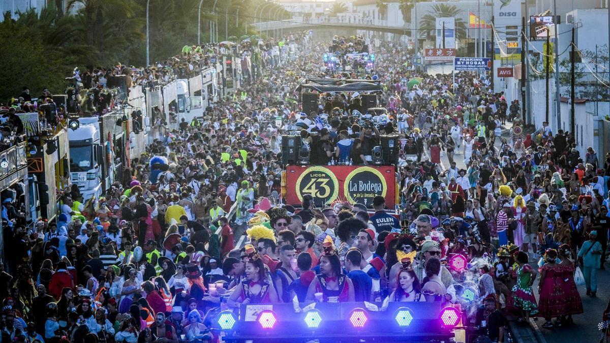 Cabalgata del carnaval de Maspalomas del año 2025