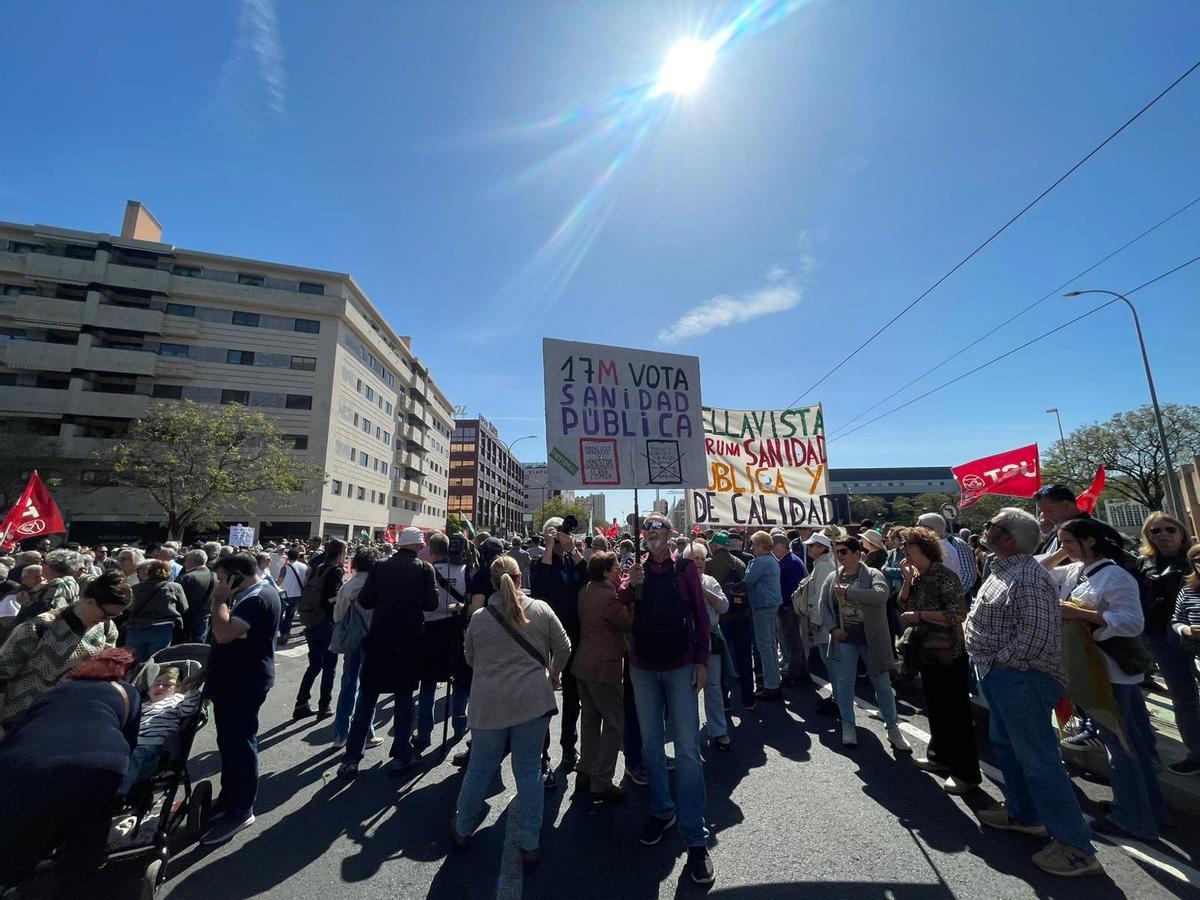 Una imagen de la manifestación.