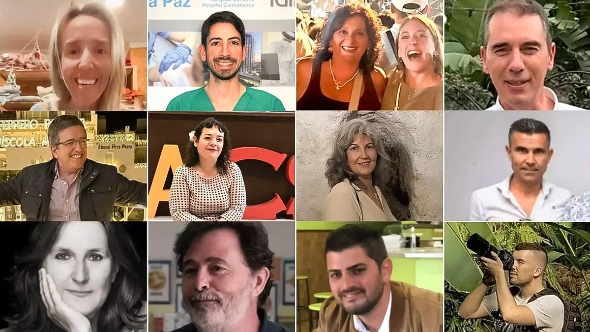 Víctimas del accidente en Adamuz.