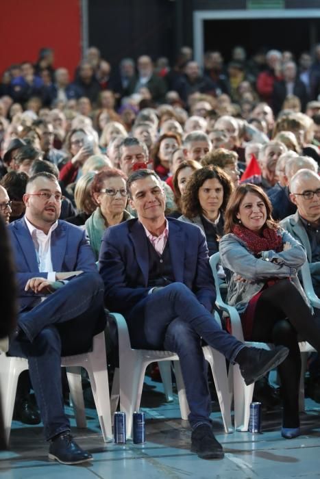 Mitin de Pedro Sánchez en Gijón