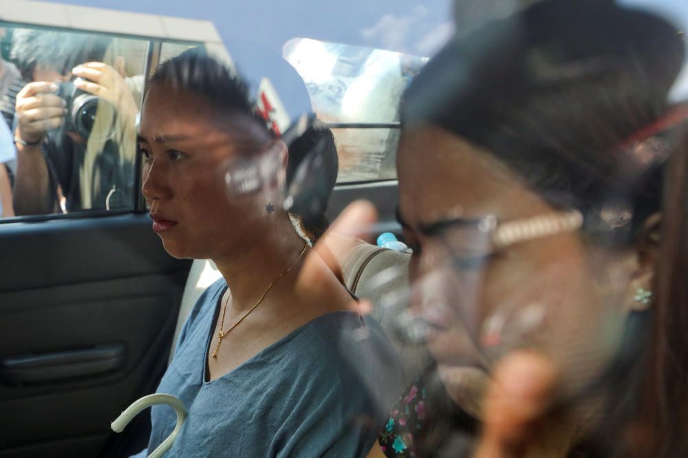 Relatives of the jailed Reuters reporters leave ...