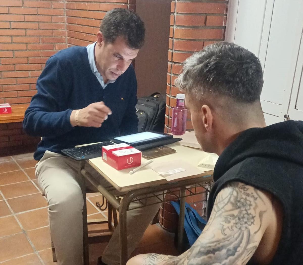 Valero, en el control antodoping