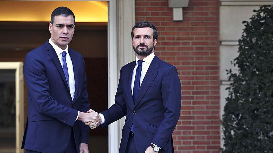 Sánchez i Casado tanquen la renovació institucional deixant pendent el Poder Judicial