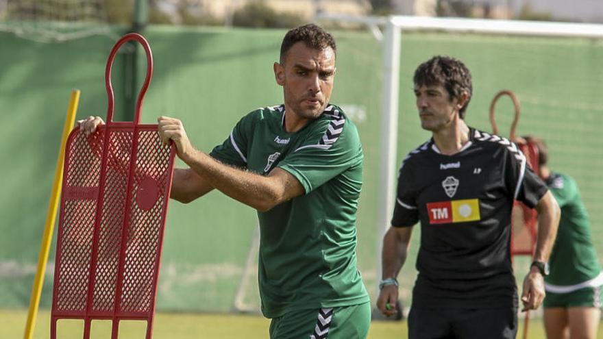 Gonzalo Verdú, durante un entrenamiento