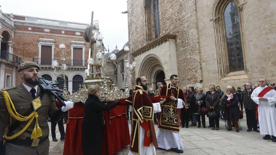 Festividad de San Vicente Mártir, ayer, en València.