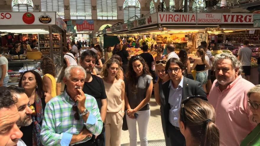 La delegación balear visitó el Mercado Central de Valencia.