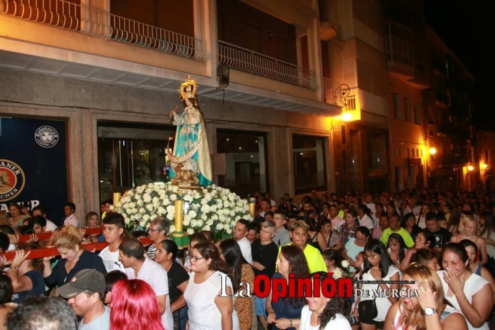 Procesión de la Virgen del Cisne en Lorca