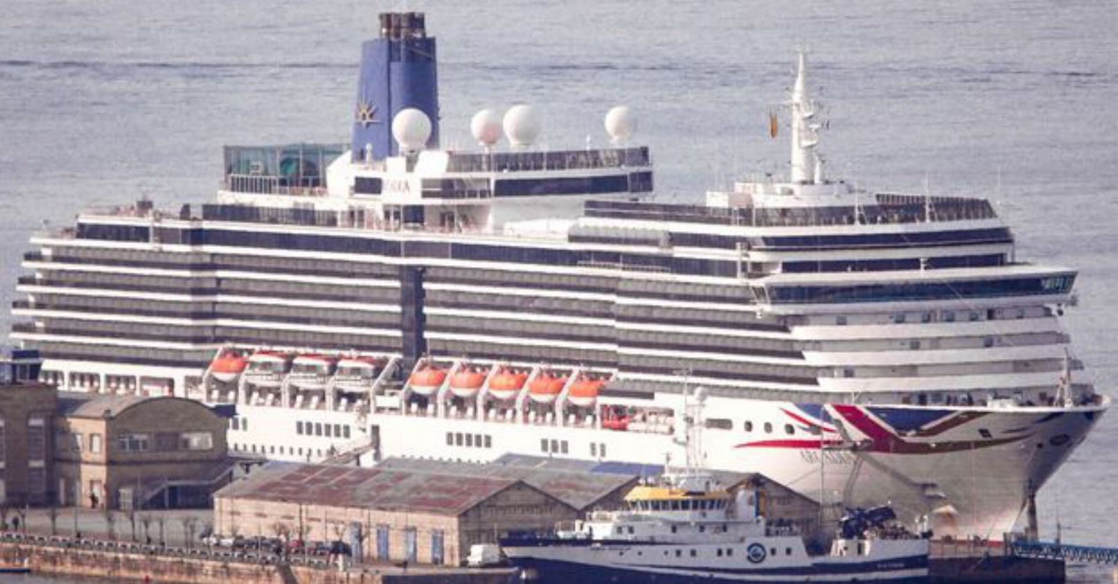 &quot;MS Arcadia&quot;. Con 290 metros, fue construido por Fincantieri. Tiene capacidad para 2.388 personas.