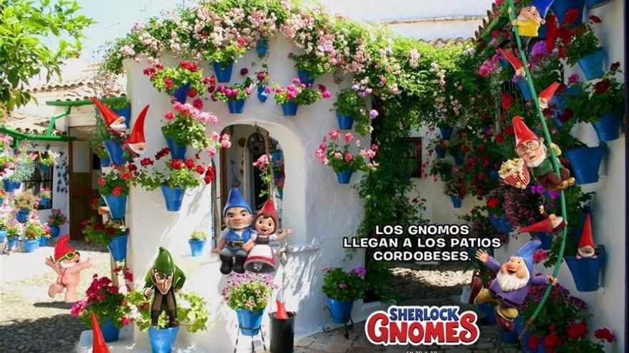 Los gnomos de la película &#039;Sherlock Gnomes&#039; llegan a los patios de Córdoba