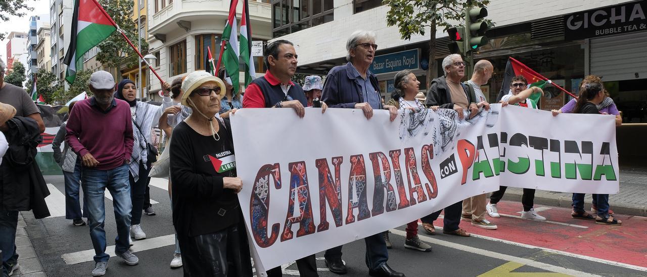 Manifestación a favor de Gaza