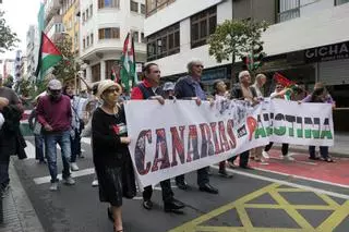 Manifestación a favor de Gaza