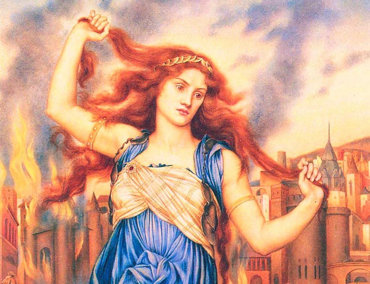 En la mitología griega, Casandra era una de las princesas de Troya.