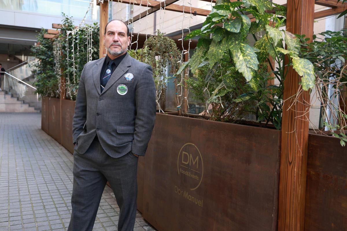 El presidente de la asociación de sumilleres y bartenders, Manuel Jiménez.