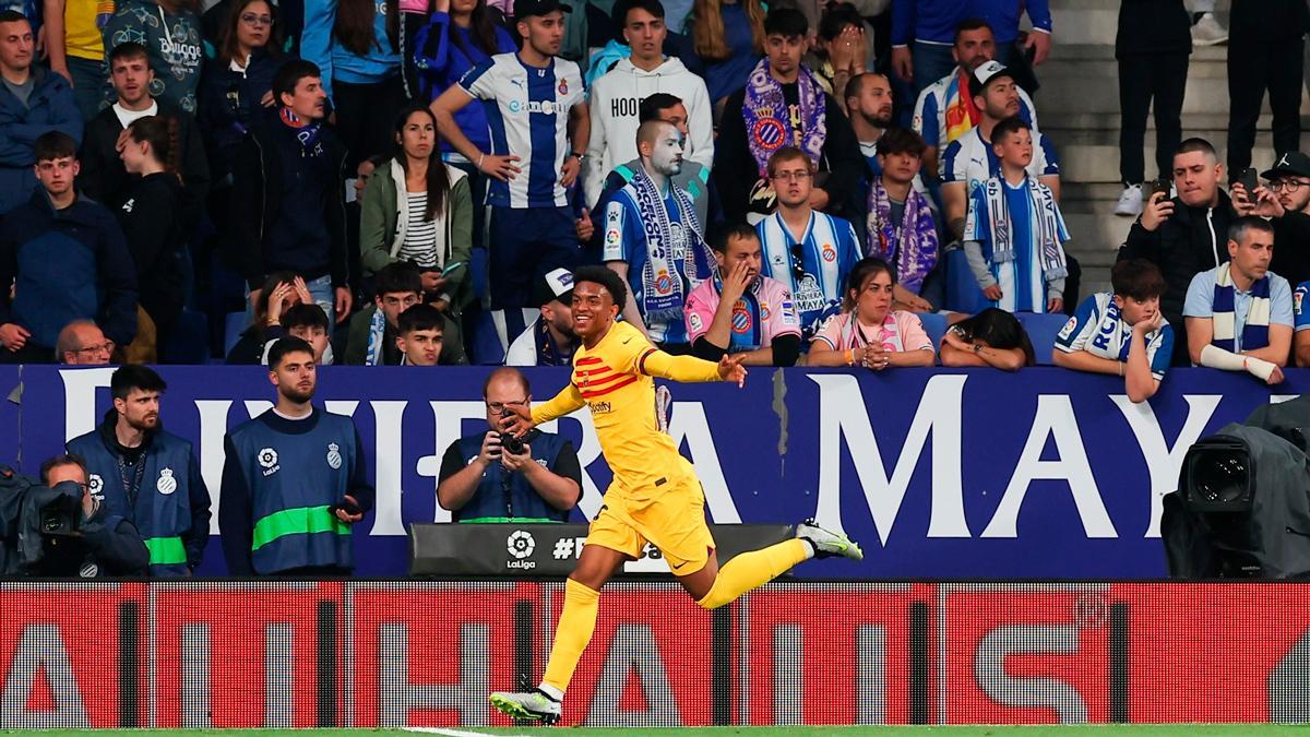 Espanyol - FC Barcelona: El gol de Balde