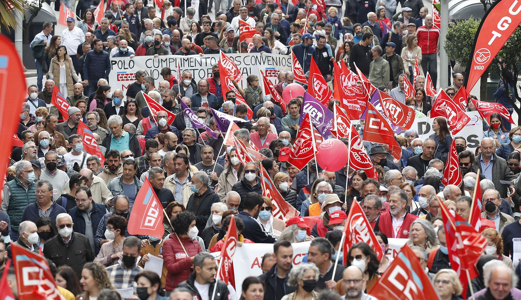 Día del Trabajo: El movimiento obrero vuelve a las calles de Vigo