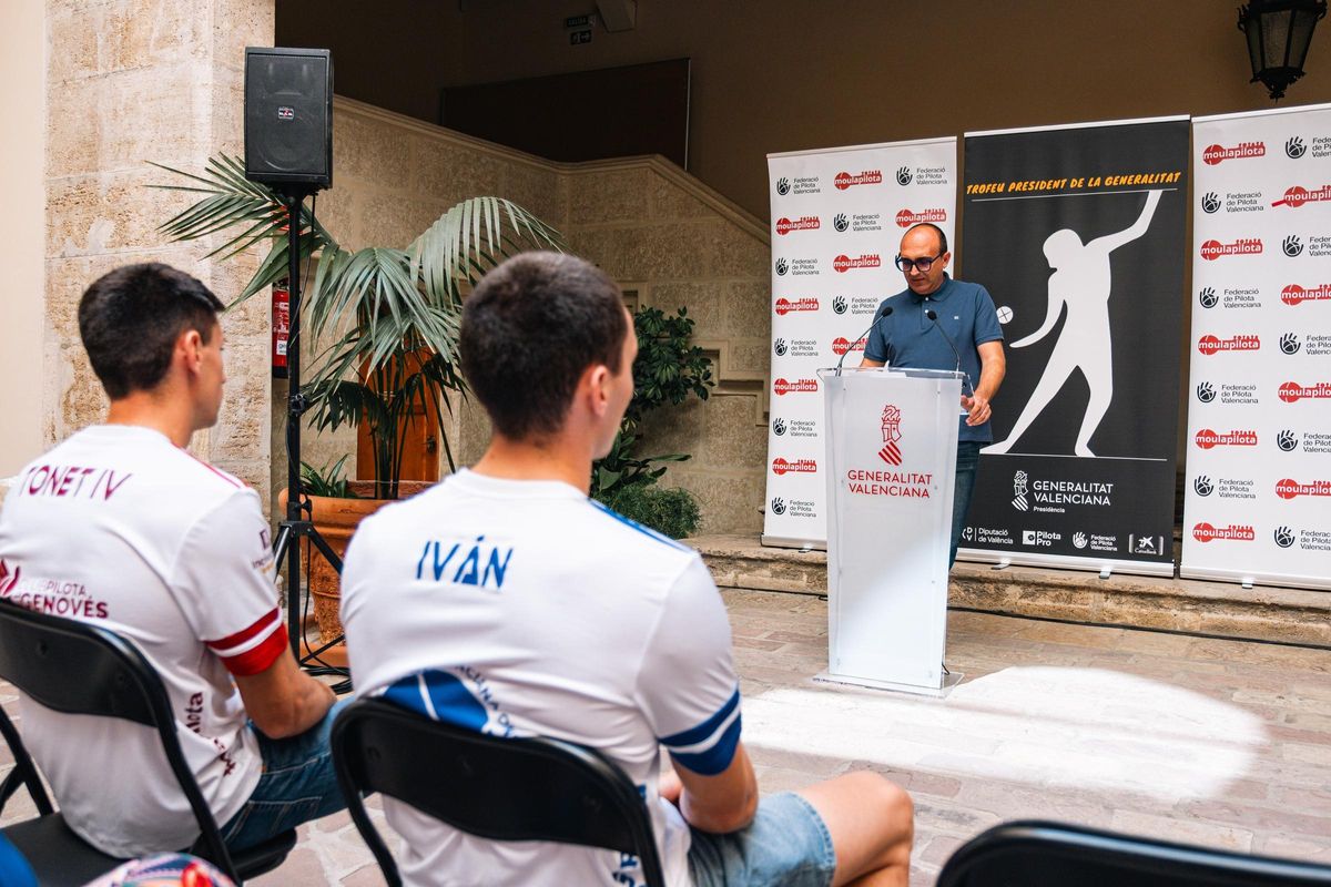 Vicent Molines, durant la presentació.