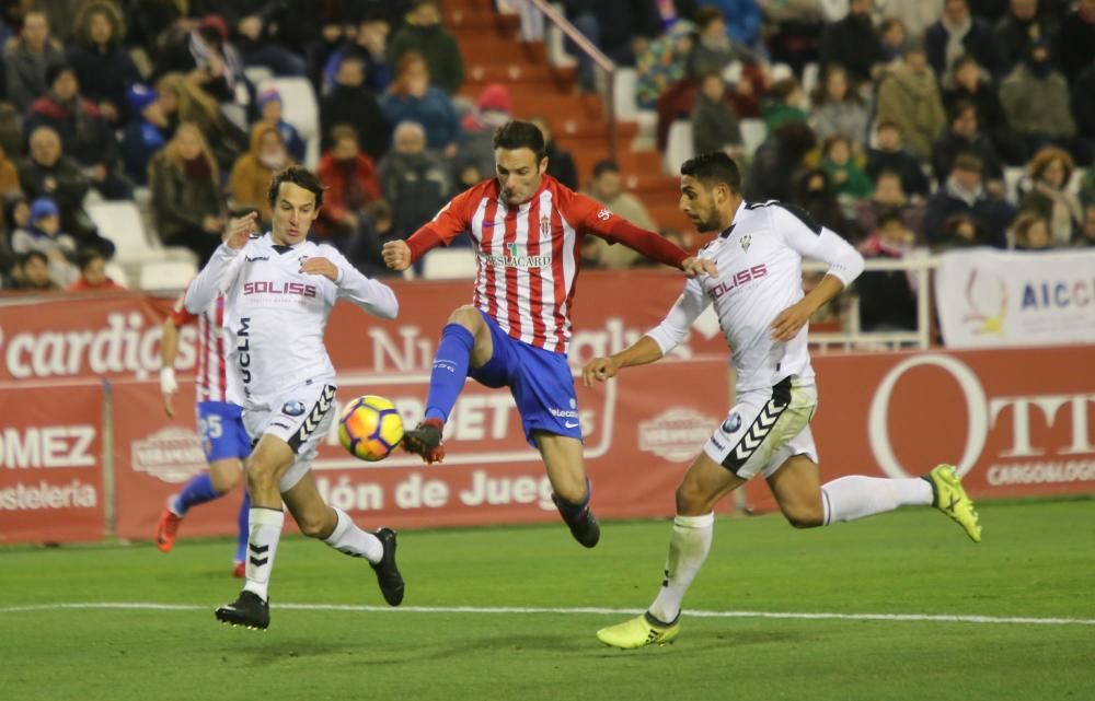 Partido Albacete-Sporting en el Carlos Belmonte