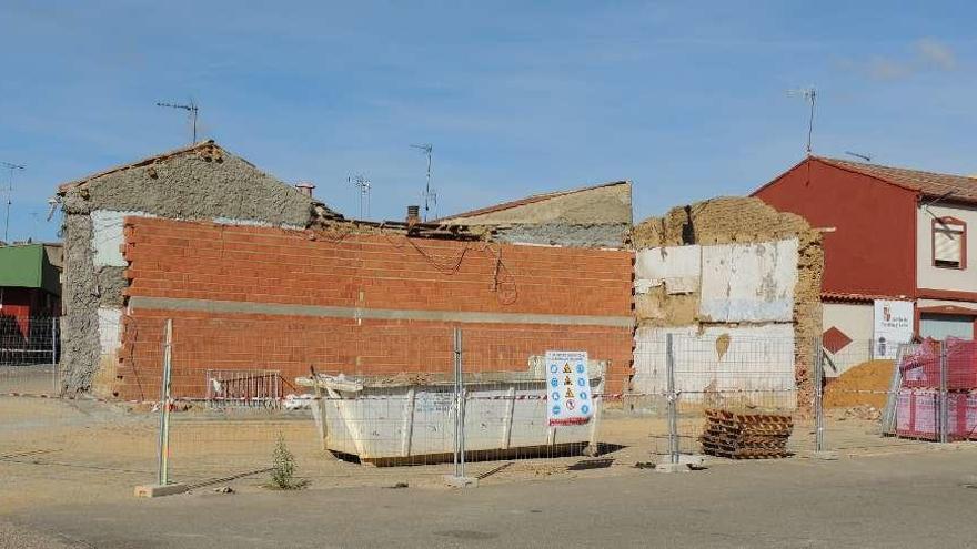 Estado del inmueble tras el derribo forzado por el mal estado del edificio