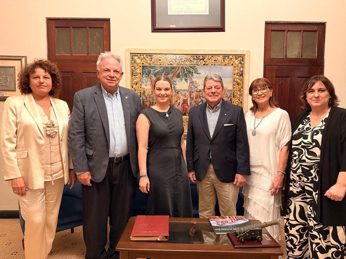 Marga Prohens, hoy en un acto en la Casa Balear de Puerto Rico.