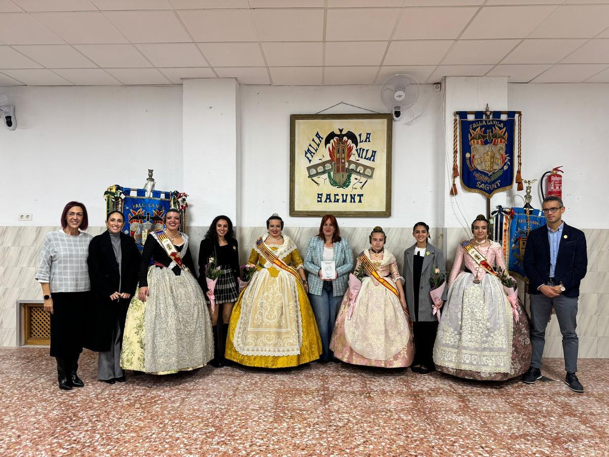 Las falleras mayores de FJFS acudieron al acto