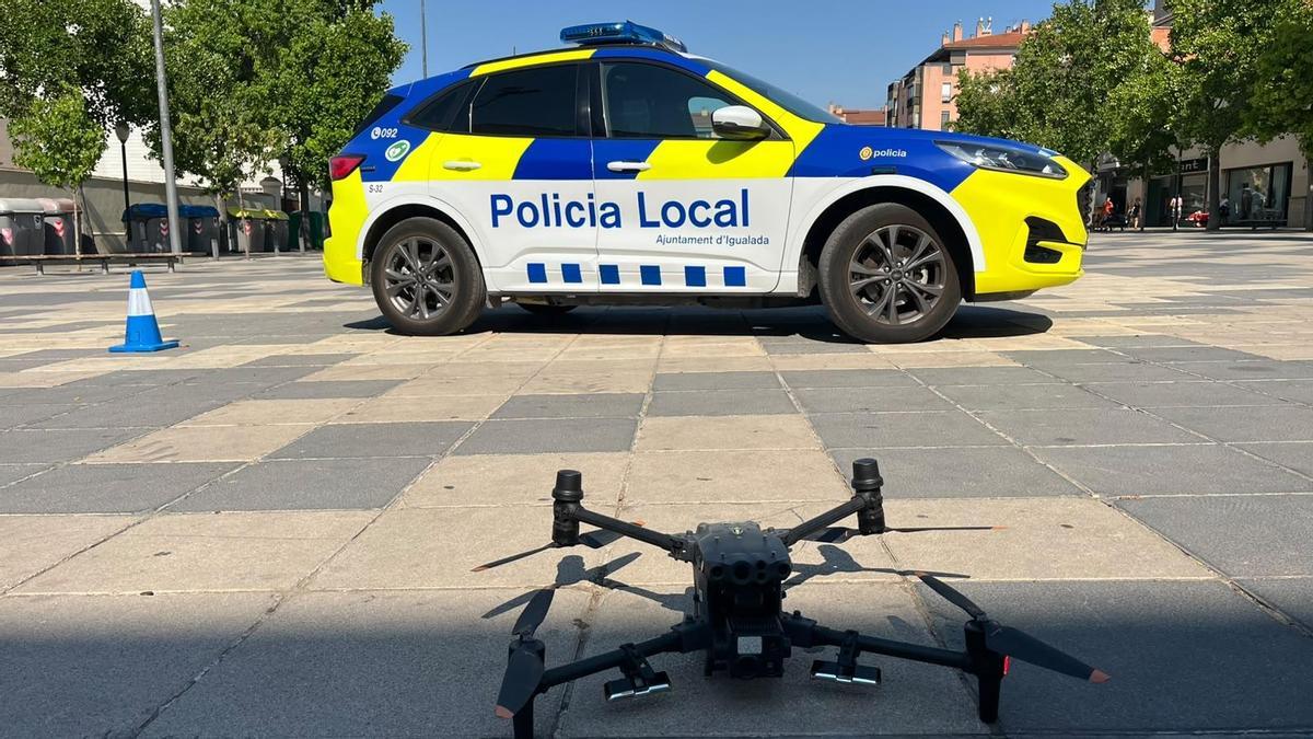 El dron que han presentat a l'Ajuntament d'Igualada
