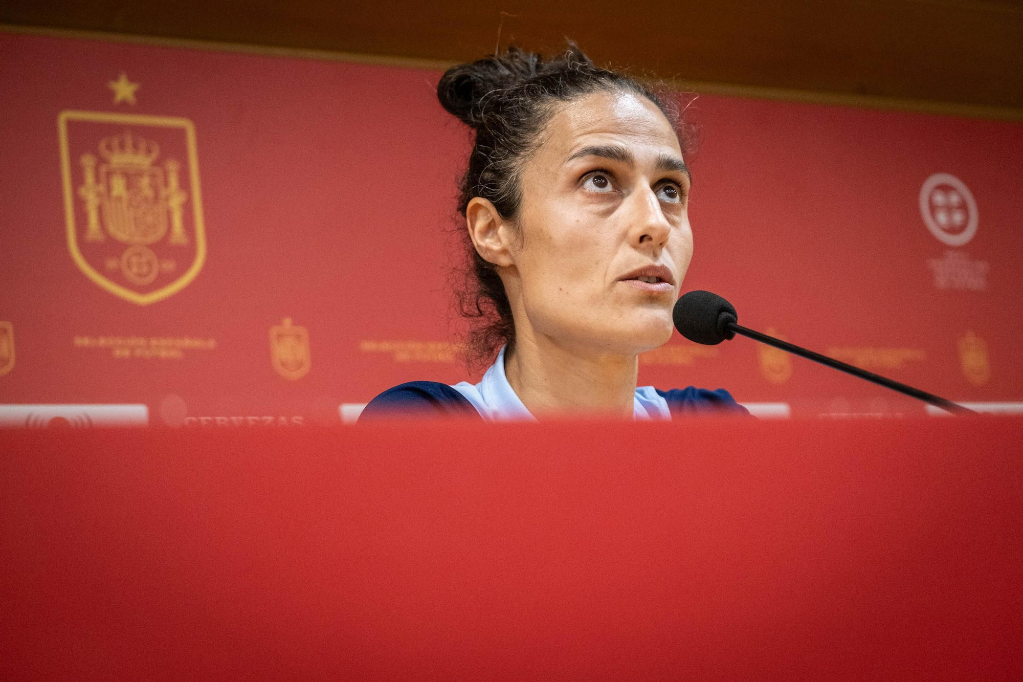 Training and press conference of the women's soccer team in Tenerife