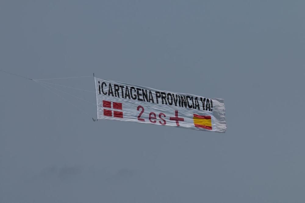 Avioneta provincialista en Cartagena