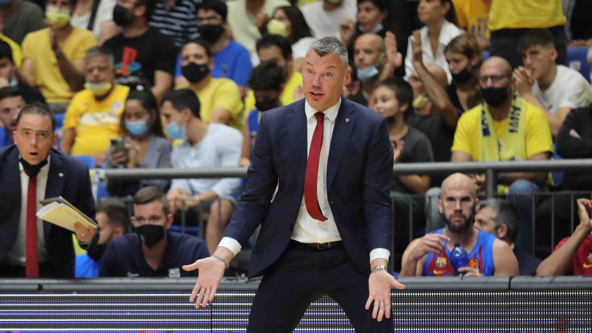 Jasikevicius, en la derrota ante el Maccabi