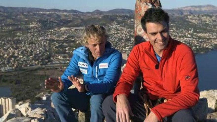 Así escaló Pedro Sánchez el Penyal d&#039;Ifach con Calleja