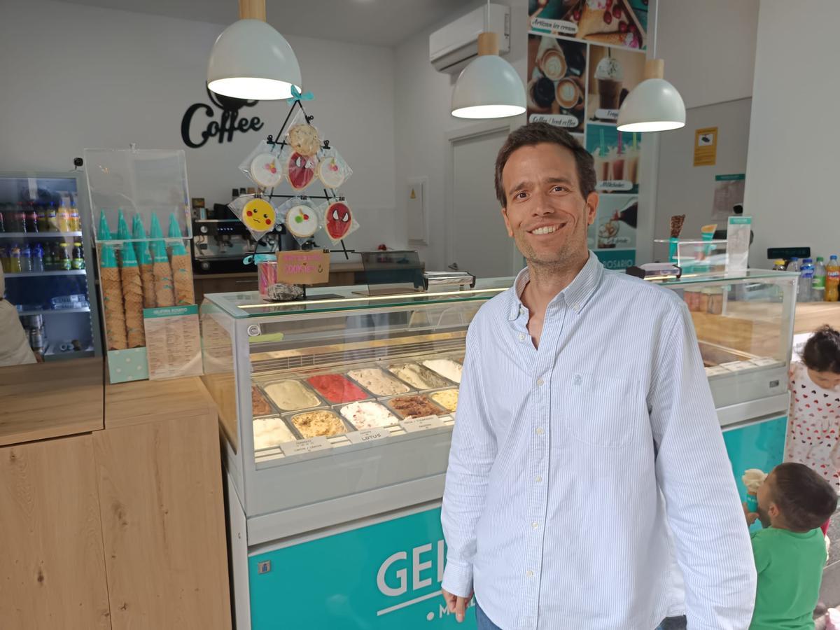 Nacho Bonilla, de la Gelateria Rosario