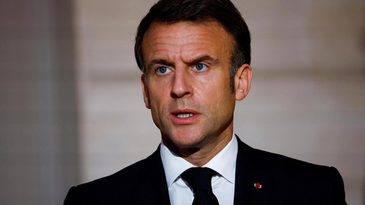 El president francés, Emmanuel Macron, dilluns passat a París.